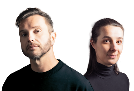 Maxime en Eline als Alain en Lore